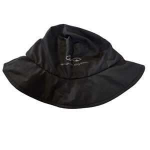 Snake Eyes Golf Bucket Hat Mens S/M Black Rain Wear Logo Outdoor Nylon Sports